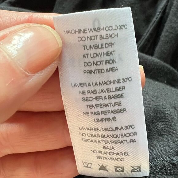 EVEREVE + SUNDRY Women’s Racerback Tee Shirt Dress Black Size 0/Extra Small - Picture 11 of 12